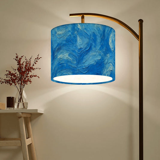 Unique Blue Replacements Arc Floor Lamp Shade