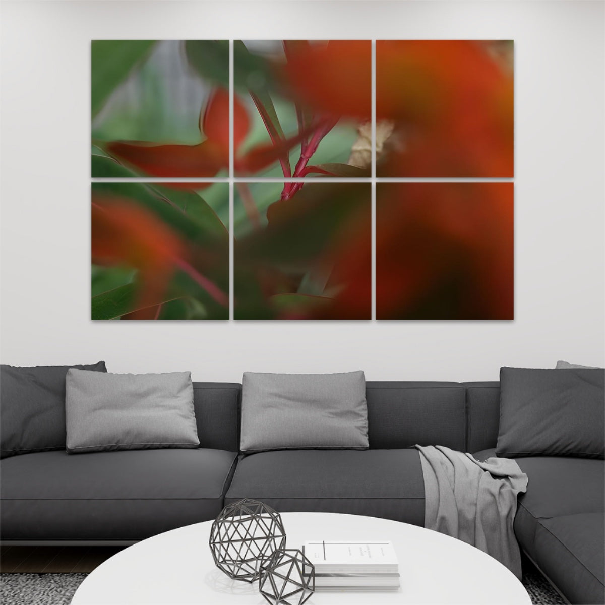 6 Botanical Decorative Sound Absorbing Wall Panels