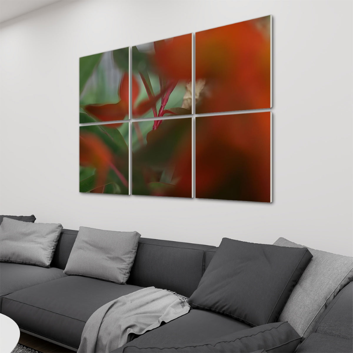 6 Botanical Decorative Sound Absorbing Wall Panels