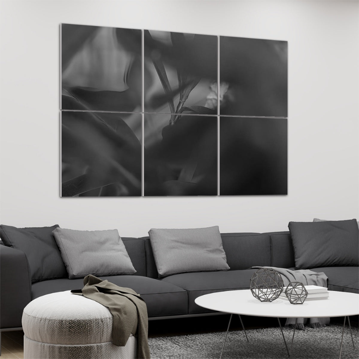 6 Botanical Decorative Sound Absorbing Wall Panels