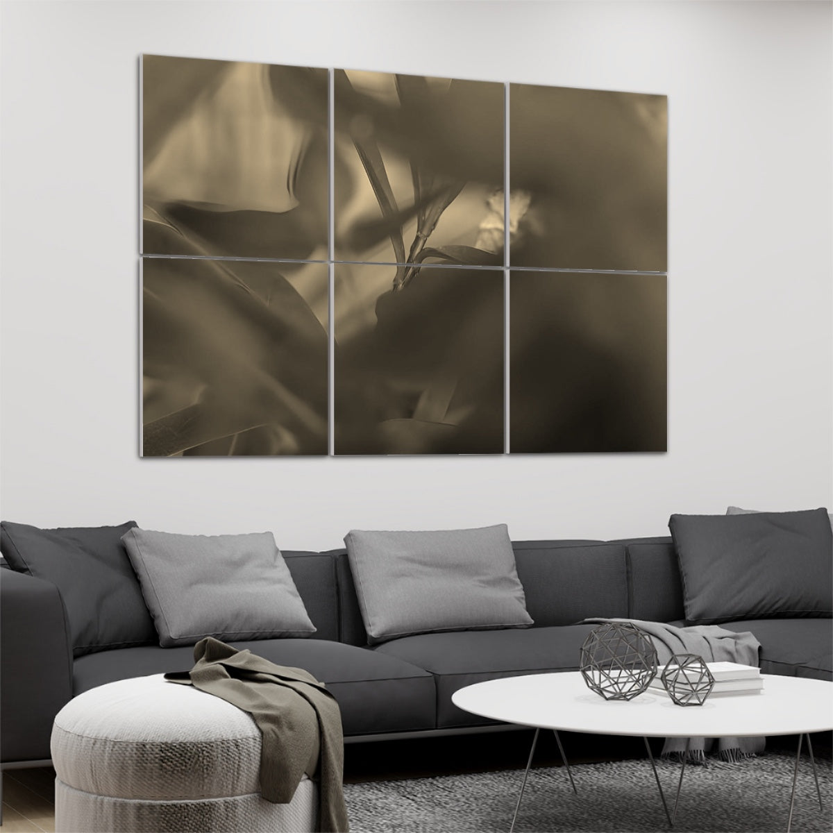 6 Botanical Decorative Sound Absorbing Wall Panels