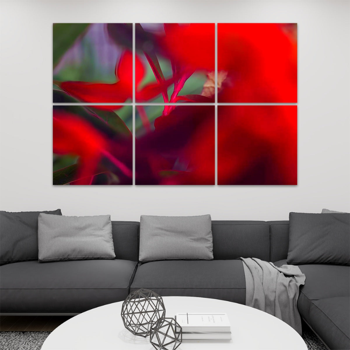 6 Botanical Decorative Sound Absorbing Wall Panels