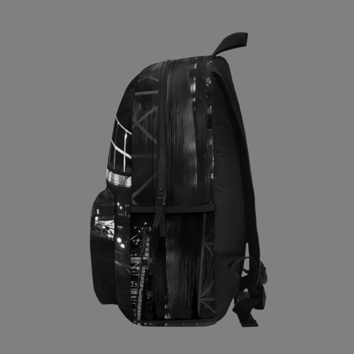 backpack featuring long exposure photograph of Budapest by night