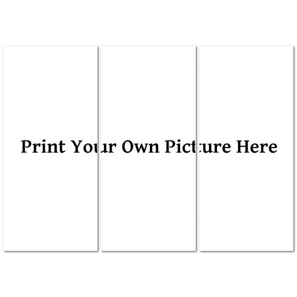 Custom Made in UK Triptych Canvas blank three panel mockup Print Your Own Picture Here for custom prints by Papis Canvas