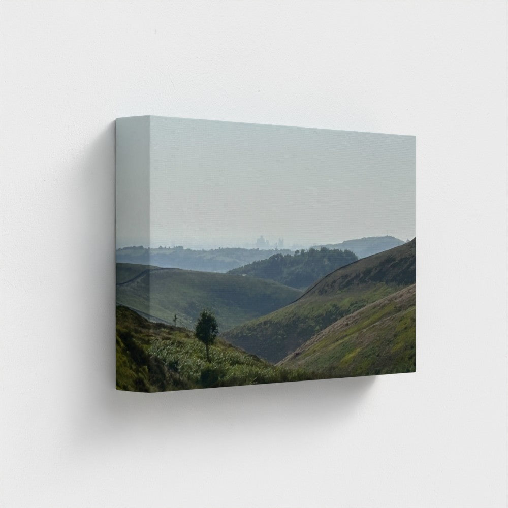 Eco-Friendly Wall Decor Manchester Skyline From Peak District canvas print