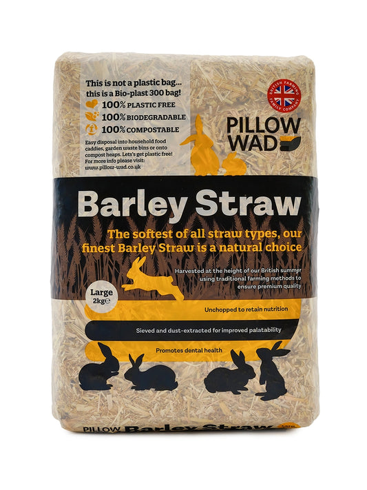 Pillow Wad Barley Straw Quality Dried Pet Natural Bedding Feed 2KG