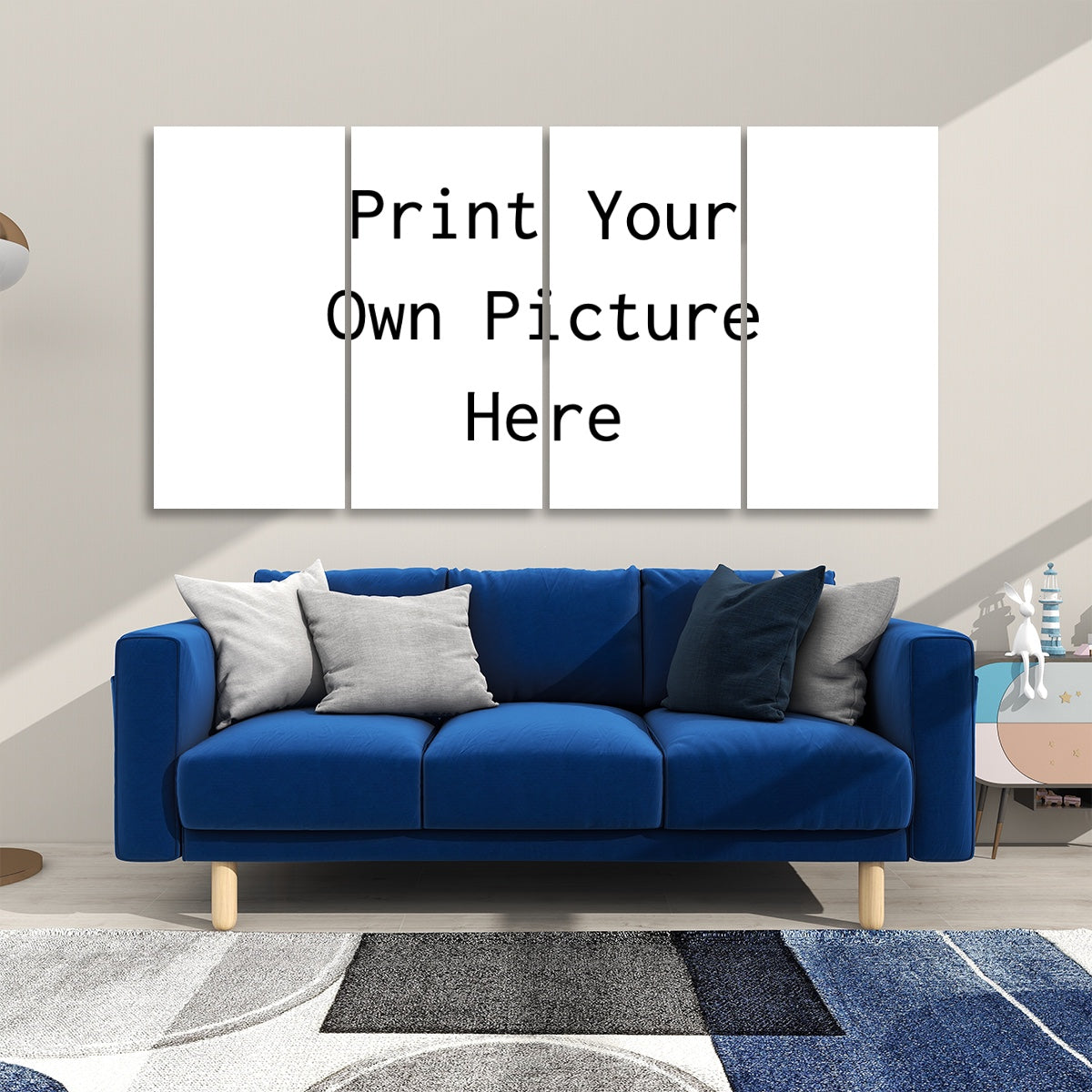 Print Your Own Picture 4 Decorative Sound Absorbing Wall Panels