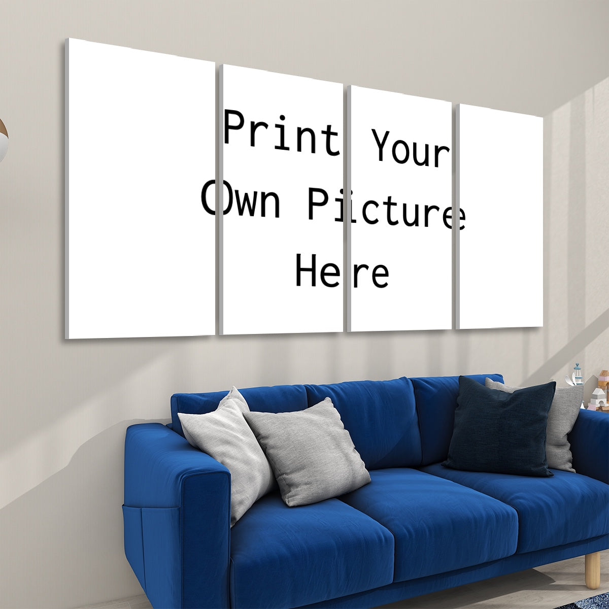 Print Your Own Picture 4 Decorative Sound Absorbing Wall Panels
