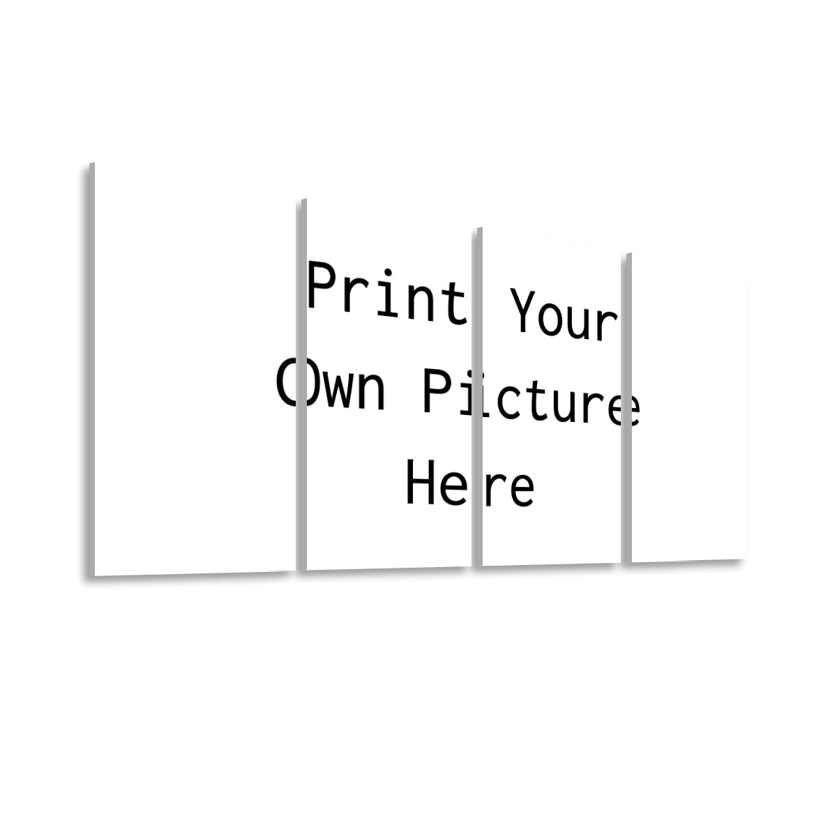Print Your Own Picture 4 Decorative Sound Absorbing Wall Panels