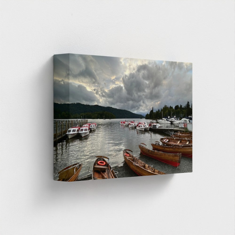 Eco Canvas Wall Art Windermere Boats