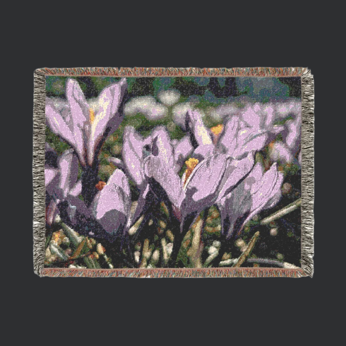 Floral Woven Blanket