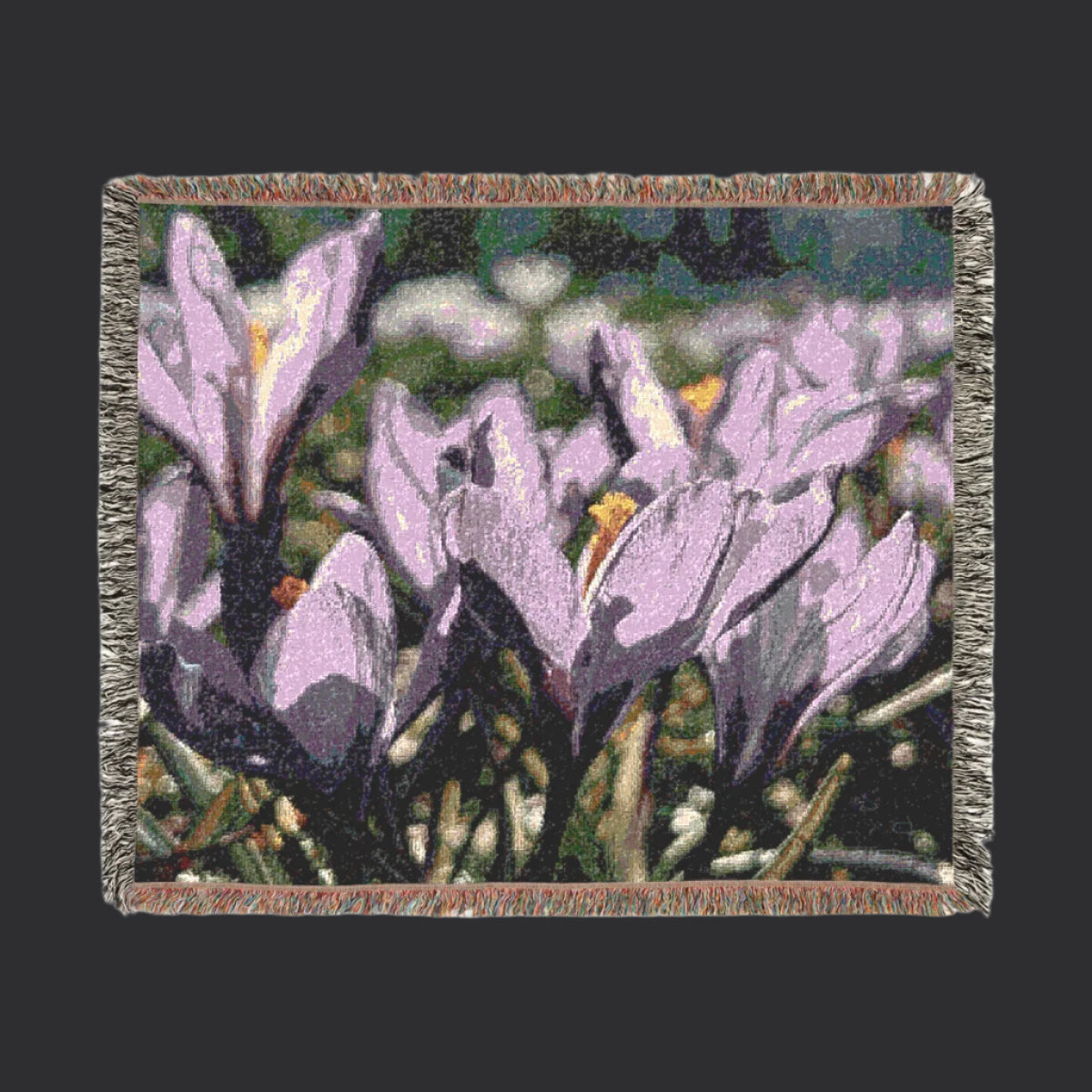 Floral Woven Blanket