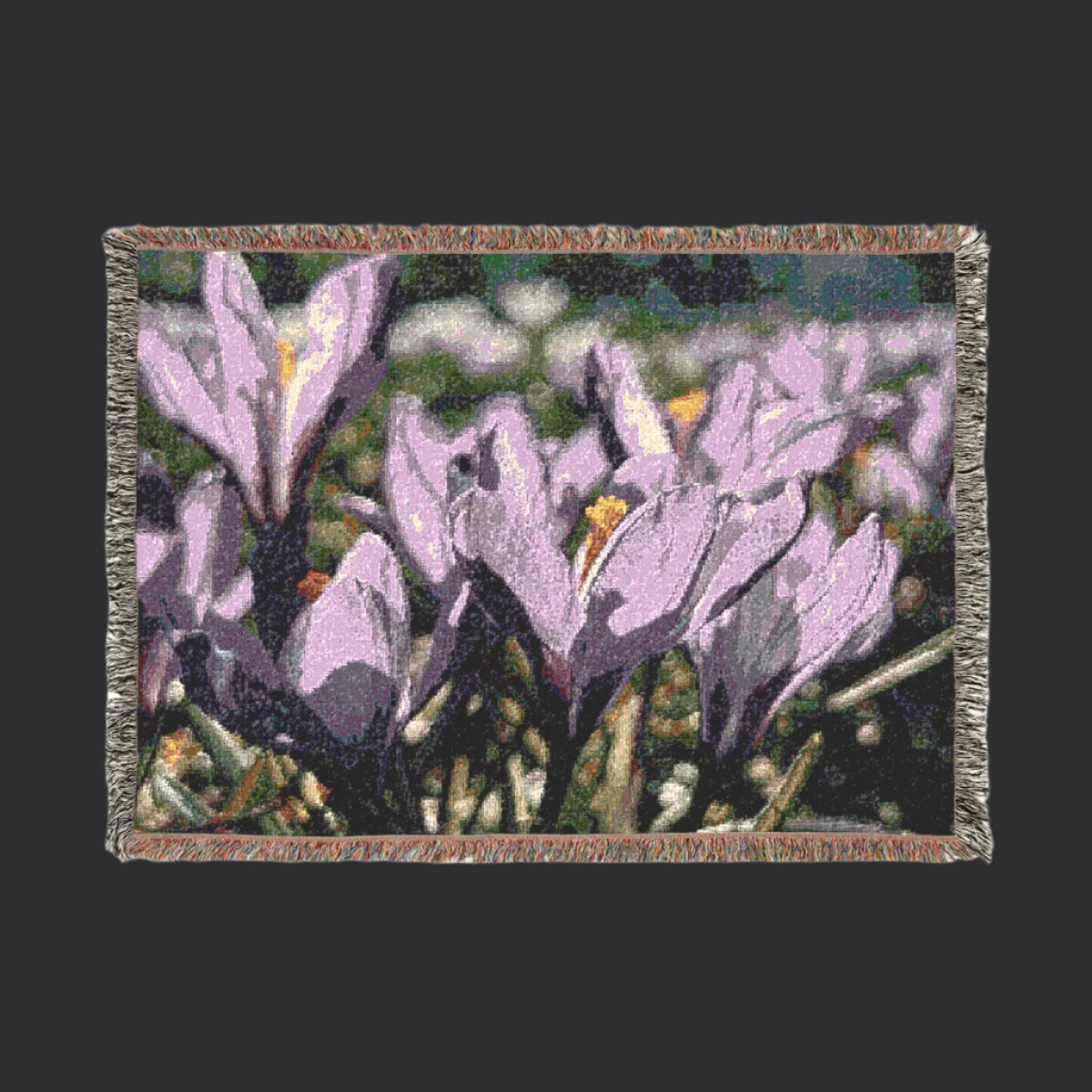 Floral Woven Blanket