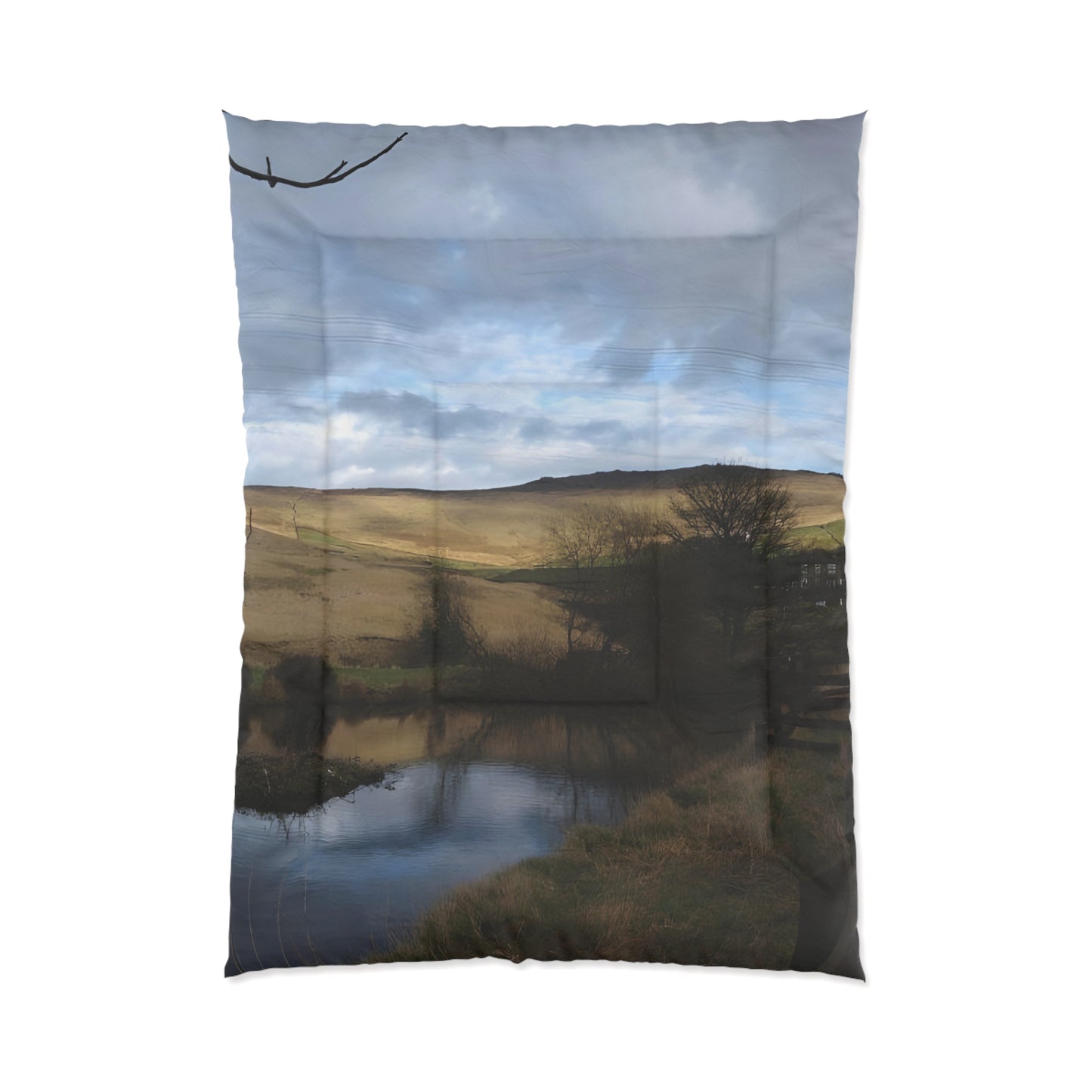 Comforter with Landscape