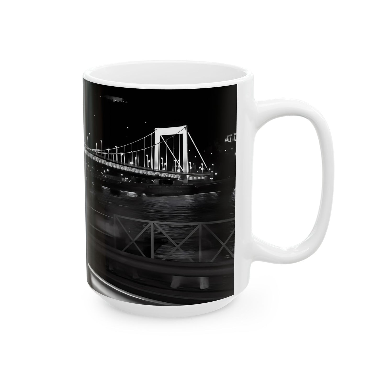 Budapest at Night Ceramic Mug