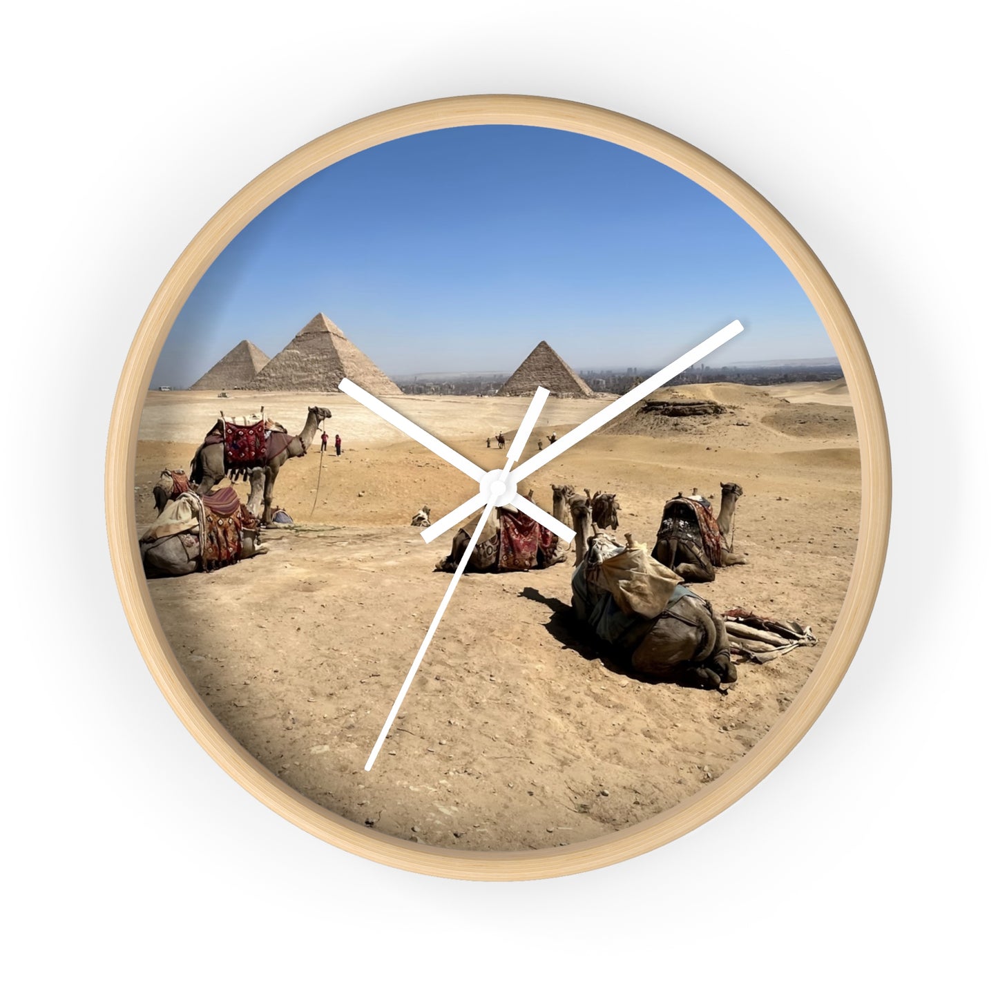 Wall Clock with Camels