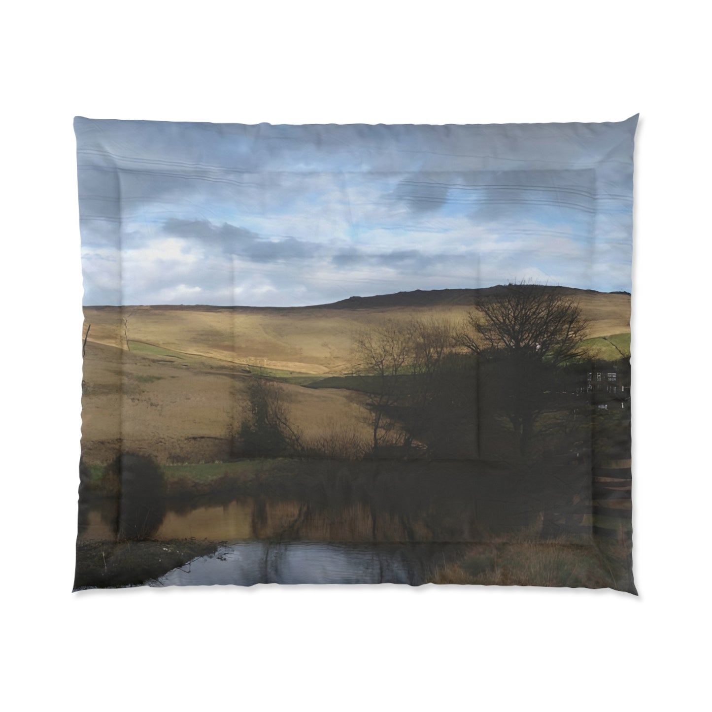 Comforter with Landscape