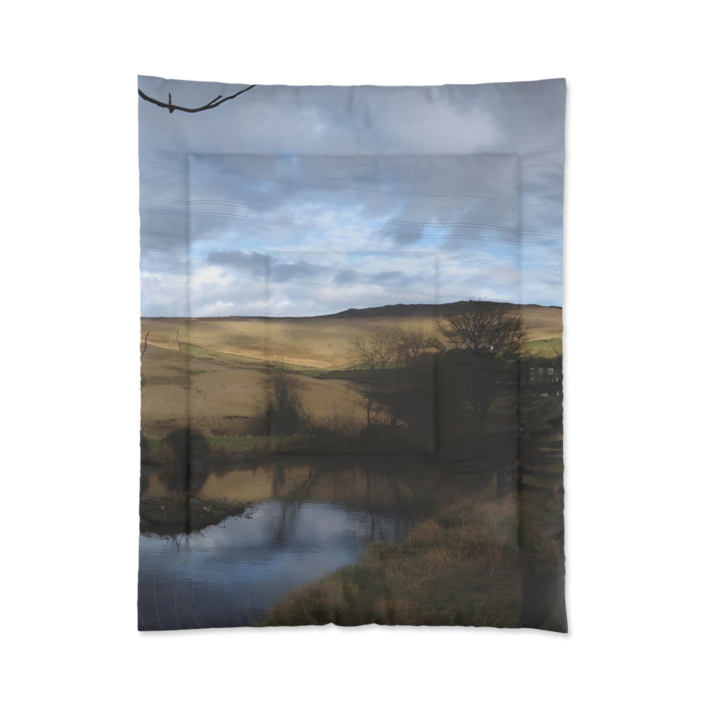 Comforter with Landscape