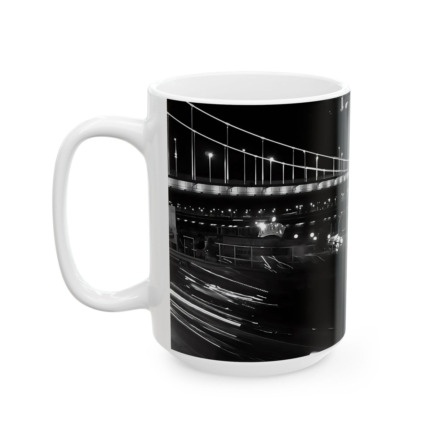 Budapest at Night Ceramic Mug