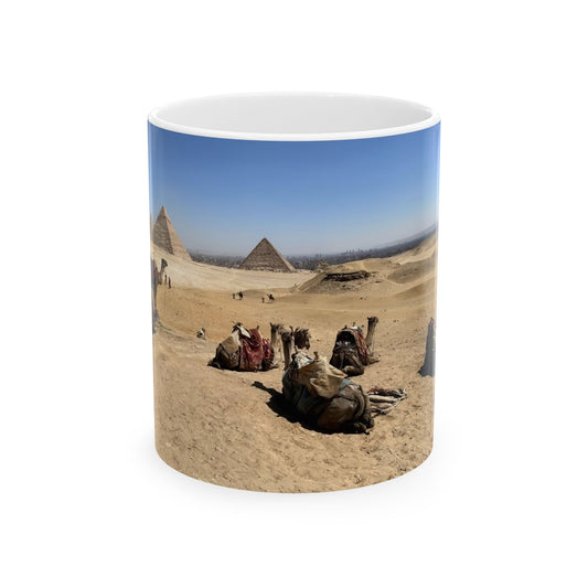 Camels & Pyramids Ceramic Mug