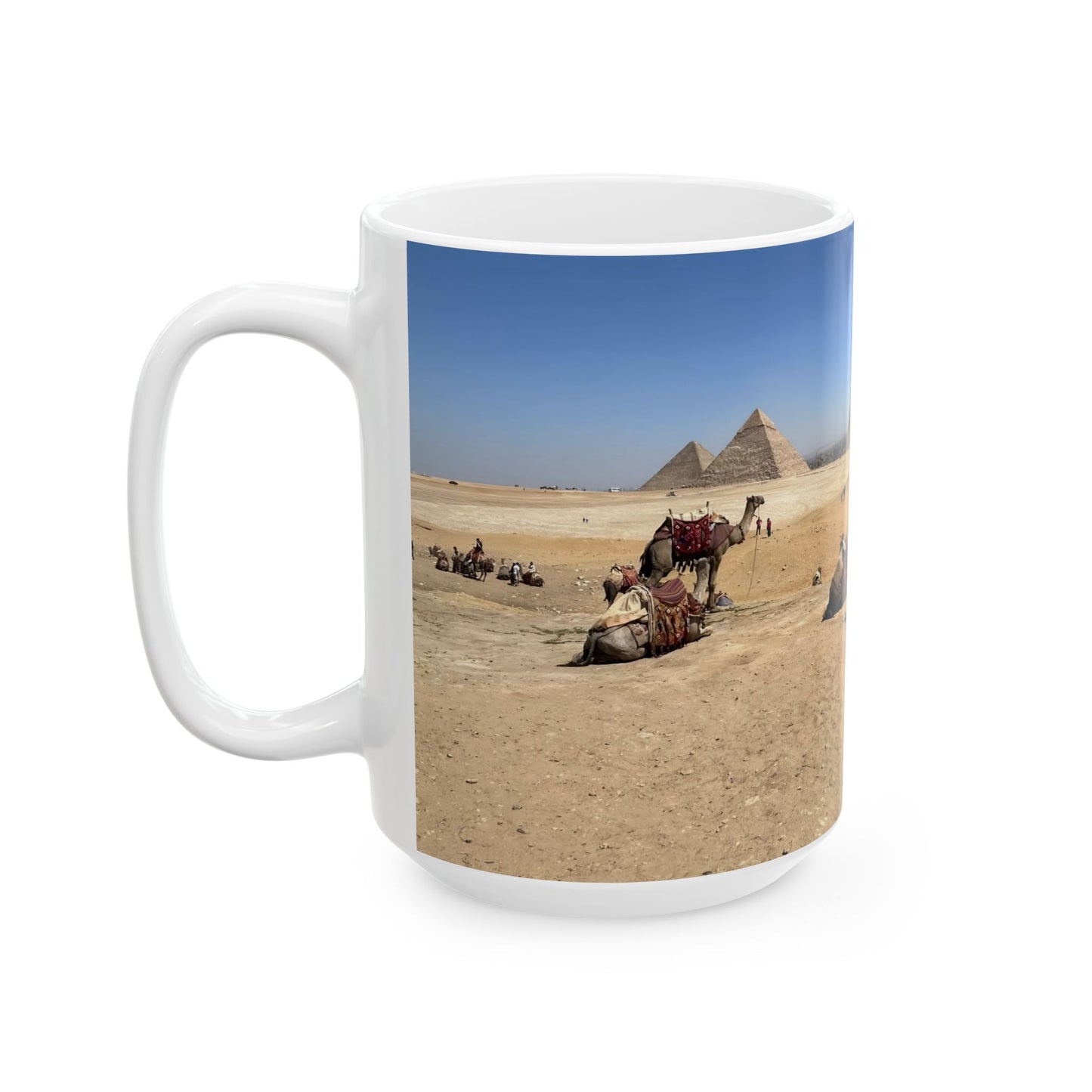 Camels & Pyramids Ceramic Mug