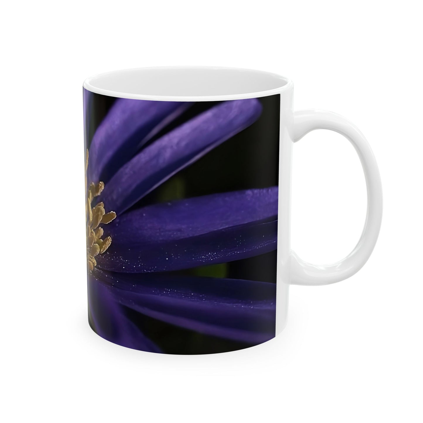 Anemone Flower Ceramic Mug, (11oz, 15oz)