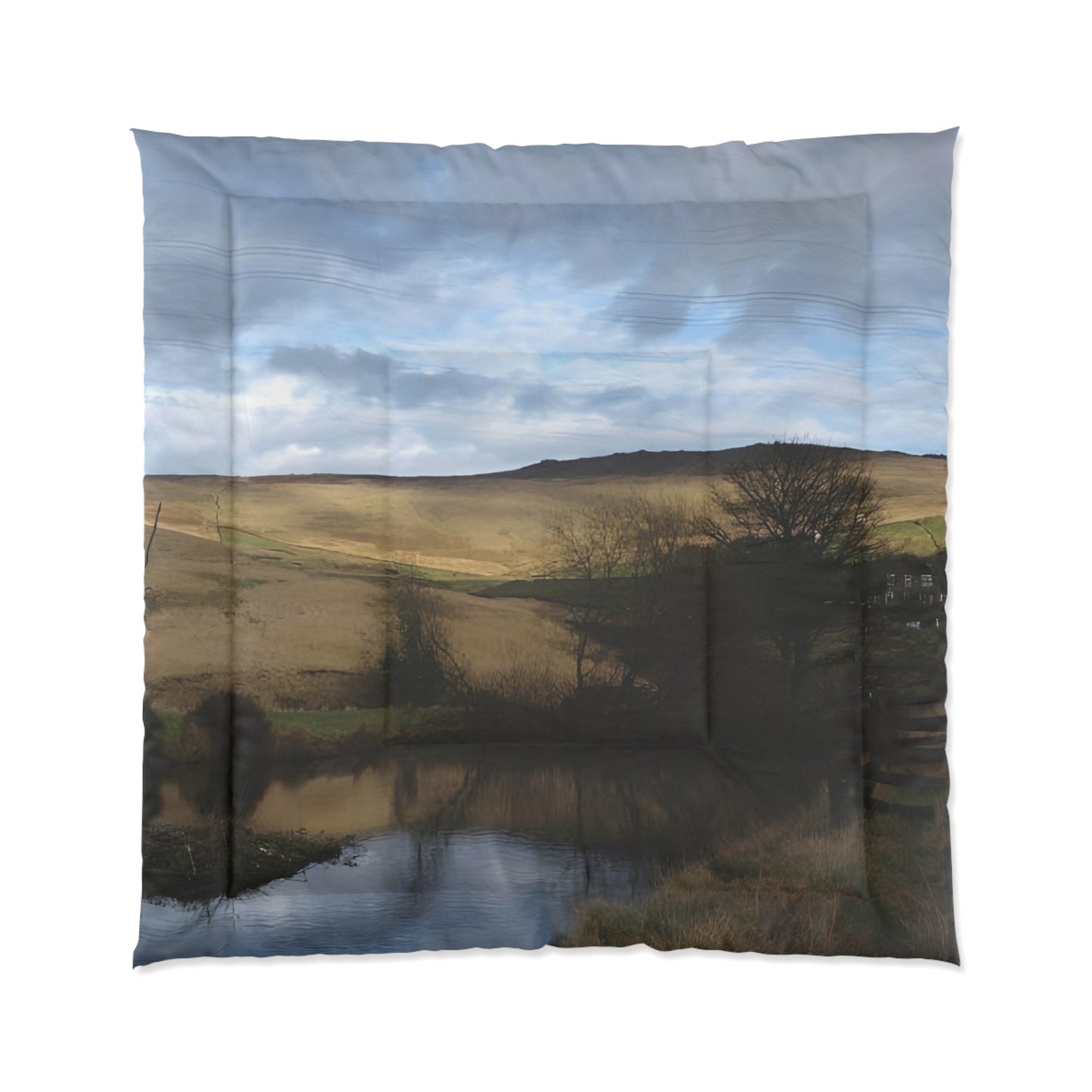 Comforter with Landscape