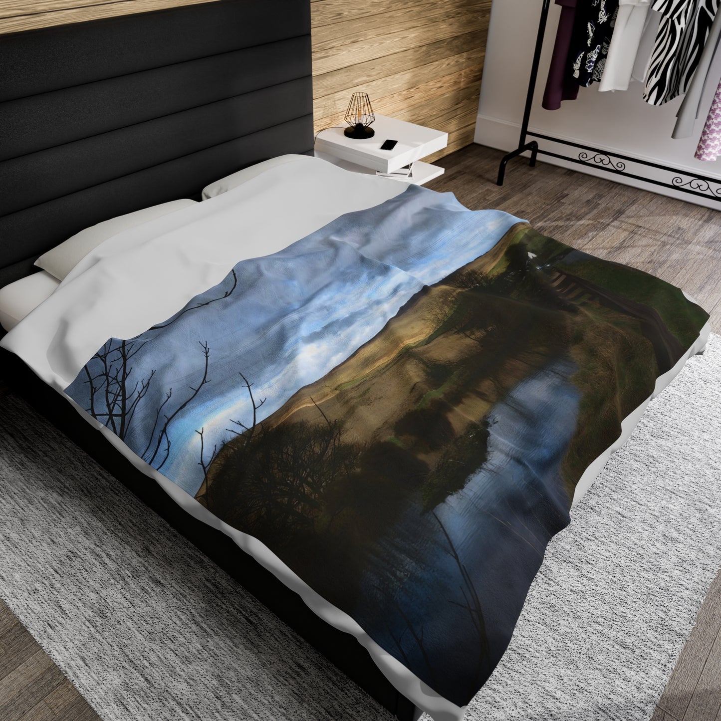 Velveteen Plush Blanket British Landscape