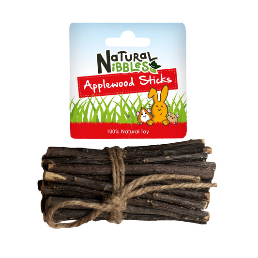 Applewood Chew Sticks 100g for Small Pet, Rabbit, Hamster, Guinea Pigs Toy