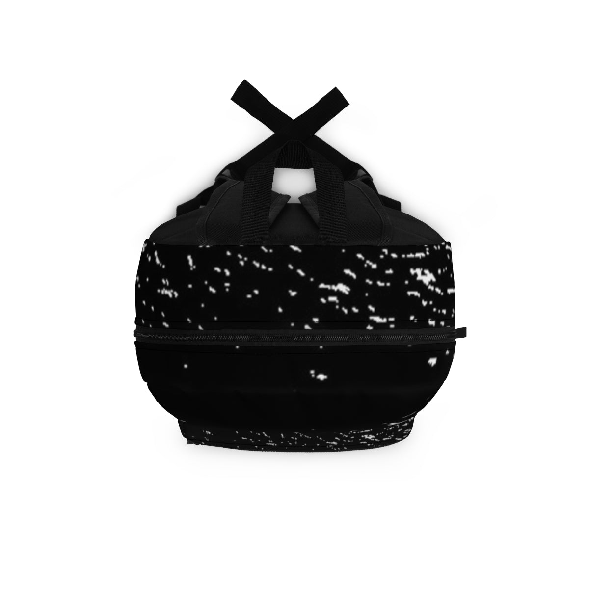 Night Bloom Floral Backpack – Black and White Minimalist Bag