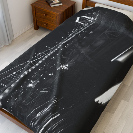 Black and White Throw Blanket