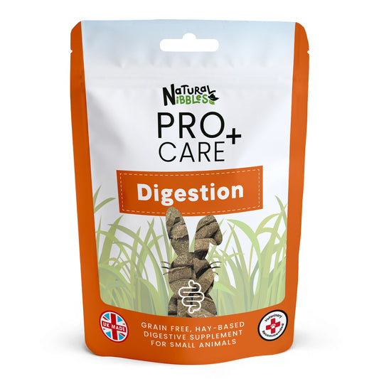 Natural Nibbles ProCare+ Digestion Treat Supplement for Rabbits, Guinea Pigs, and Small Animals