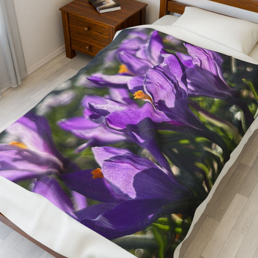 floral throw blanket