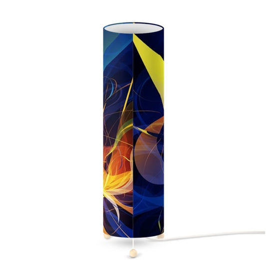 Handmade in UK Decorative Abstract Standing Lamp with vibrant colors and modern design for home decor