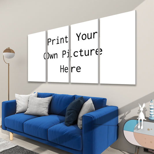 Print Your Own Picture 4 Decorative Sound Absorbing Wall Panels