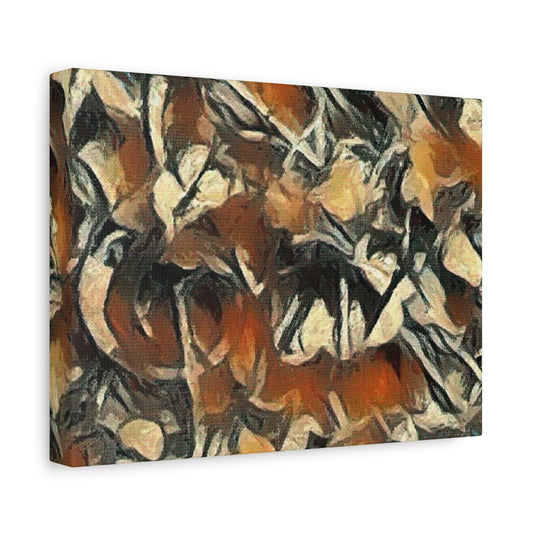 Leaf Tone – Abstract Canvas Wall Art