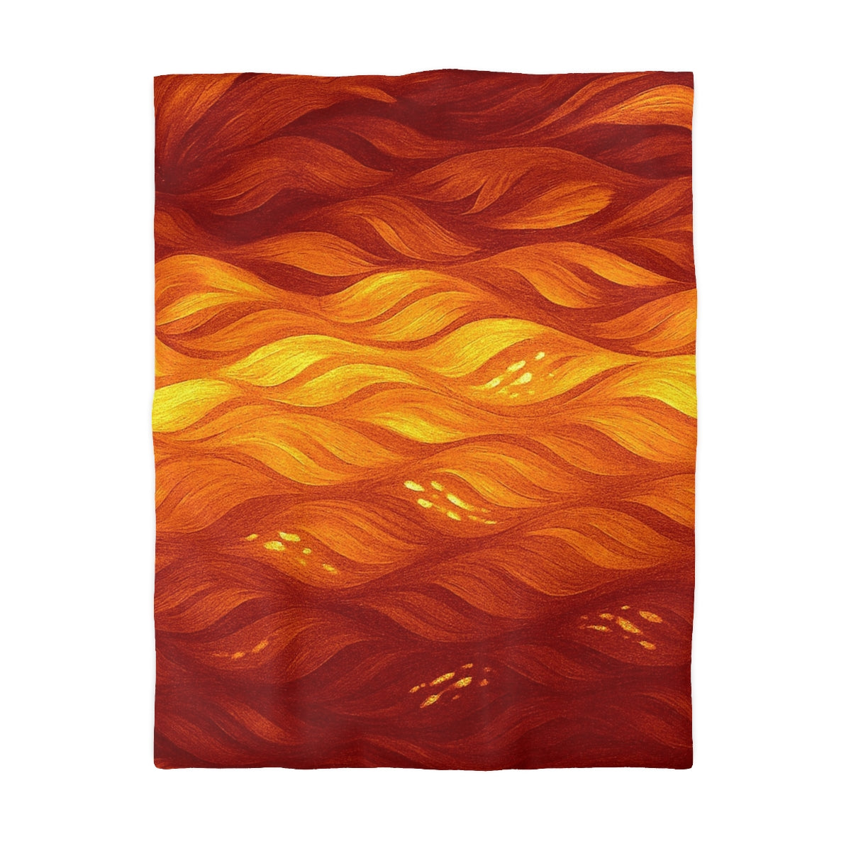 Gilded Amethyst Currents – Microfiber Duvet Cover